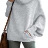 Women's Cowl Neck Pullover Sweaters with Pockets (Buy 2 Free Shipping)