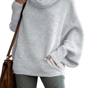 Women's Cowl Neck Pullover Sweaters with Pockets (Buy 2 Free Shipping)