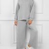 Women's Lapel V Neck Textured Lounge Sets (Buy 2 Free Shipping)