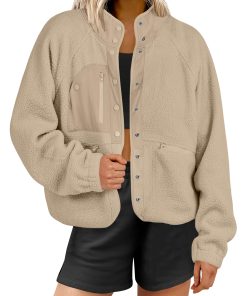Women's  Button Down Fuzzy Fleece Jacket (Buy 2 Free Shipping)