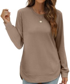 Women's High Low Curved Hem Tops (Buy 2 Free Shipping)