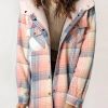 Women's Flannel Plaid Fleece Hooded Jacket (Buy 2 Free Shipping)