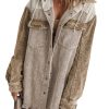 Women's Color Block Corduroy Hooded Jacket (Buy 2 Free Shipping)