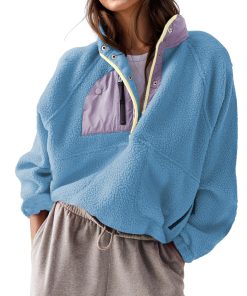 Women's Sherpa Fleece Pullover Jacket (Buy 2 Free Shipping)