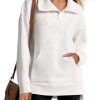 Women's Quarter Zip Oversized Knit Pullover (Buy 2 Free Shipping)