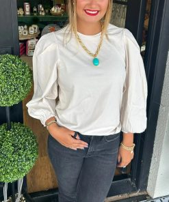 Women's Poplin Sleeve Tops (Buy 2 Free Shipping)